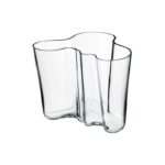 Iittala Aalto 160mm Glass Vase - Clear - Clearance by Alvar Aalto Olson and Baker - Designer & Contemporary Sofas, Furniture - Olson and Baker showcases original designs from authentic, designer brands. Buy contemporary furniture, lighting, storage, sofas & chairs at Olson + Baker.