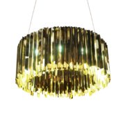 Facet Round Chandelier by Olson and Baker - Designer & Contemporary Sofas, Furniture - Olson and Baker showcases original designs from authentic, designer brands. Buy contemporary furniture, lighting, storage, sofas & chairs at Olson + Baker.