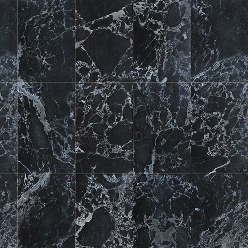 NLXL Black Marble Tiles 48.7x76.9cm Wallpaper by Piet Hein Eek Olson and Baker - Designer & Contemporary Sofas, Furniture - Olson and Baker showcases original designs from authentic, designer brands. Buy contemporary furniture, lighting, storage, sofas & chairs at Olson + Baker.