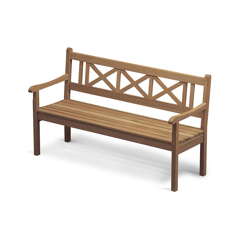 Skagerak Skagen Bench by Mogens Holmriis Olson and Baker - Designer & Contemporary Sofas, Furniture - Olson and Baker showcases original designs from authentic, designer brands. Buy contemporary furniture, lighting, storage, sofas & chairs at Olson + Baker.