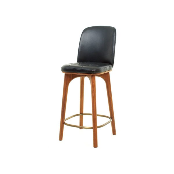 Utility Counter Stool with Backrest