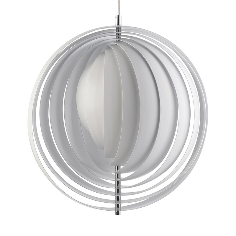 Verpan Moon XXXL Chandelier by Verner Panton Olson and Baker - Designer & Contemporary Sofas, Furniture - Olson and Baker showcases original designs from authentic, designer brands. Buy contemporary furniture, lighting, storage, sofas & chairs at Olson + Baker.