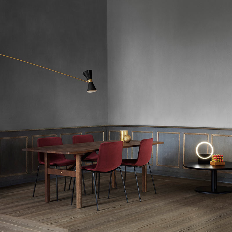 Fredericia 6284 180x90cm Dining Table in Smoke stained oak by Borge Mogensen (3) Olson and Baker - Designer & Contemporary Sofas, Furniture - Olson and Baker showcases original designs from authentic, designer brands. Buy contemporary furniture, lighting, storage, sofas & chairs at Olson + Baker.