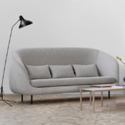 Fredericia Haiku Three Seat Sofa in 212 Harald & 112 Sonar by GamFratesi (3) Olson and Baker - Designer & Contemporary Sofas, Furniture - Olson and Baker showcases original designs from authentic, designer brands. Buy contemporary furniture, lighting, storage, sofas & chairs at Olson + Baker.