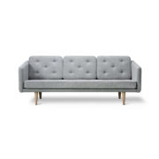 Fredericia No.1 Sofa Three Seater by Olson and Baker - Designer & Contemporary Sofas, Furniture - Olson and Baker showcases original designs from authentic, designer brands. Buy contemporary furniture, lighting, storage, sofas & chairs at Olson + Baker.