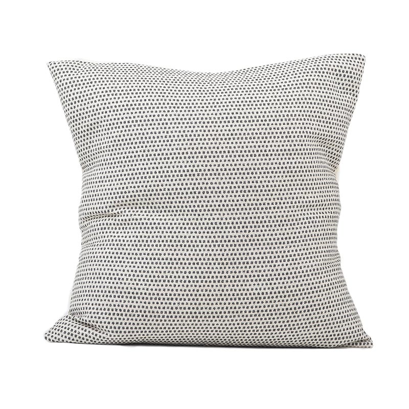 Tori Murphy Classic Clarendon Cushion Black on Linen by Olson and Baker - Designer & Contemporary Sofas, Furniture - Olson and Baker showcases original designs from authentic, designer brands. Buy contemporary furniture, lighting, storage, sofas & chairs at Olson + Baker.