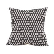Tori Murphy Elca Cushion Linen on Black by Olson and Baker - Designer & Contemporary Sofas, Furniture - Olson and Baker showcases original designs from authentic, designer brands. Buy contemporary furniture, lighting, storage, sofas & chairs at Olson + Baker.