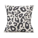 Tori Murphy Hamilton Large Spot Cushion Black on Linen by Tori Murphy Olson and Baker - Designer & Contemporary Sofas, Furniture - Olson and Baker showcases original designs from authentic, designer brands. Buy contemporary furniture, lighting, storage, sofas & chairs at Olson + Baker.