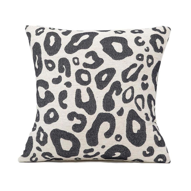 Hamilton Large Spot Cushion Black on Linen by Olson and Baker - Designer & Contemporary Sofas, Furniture - Olson and Baker showcases original designs from authentic, designer brands. Buy contemporary furniture, lighting, storage, sofas & chairs at Olson + Baker.