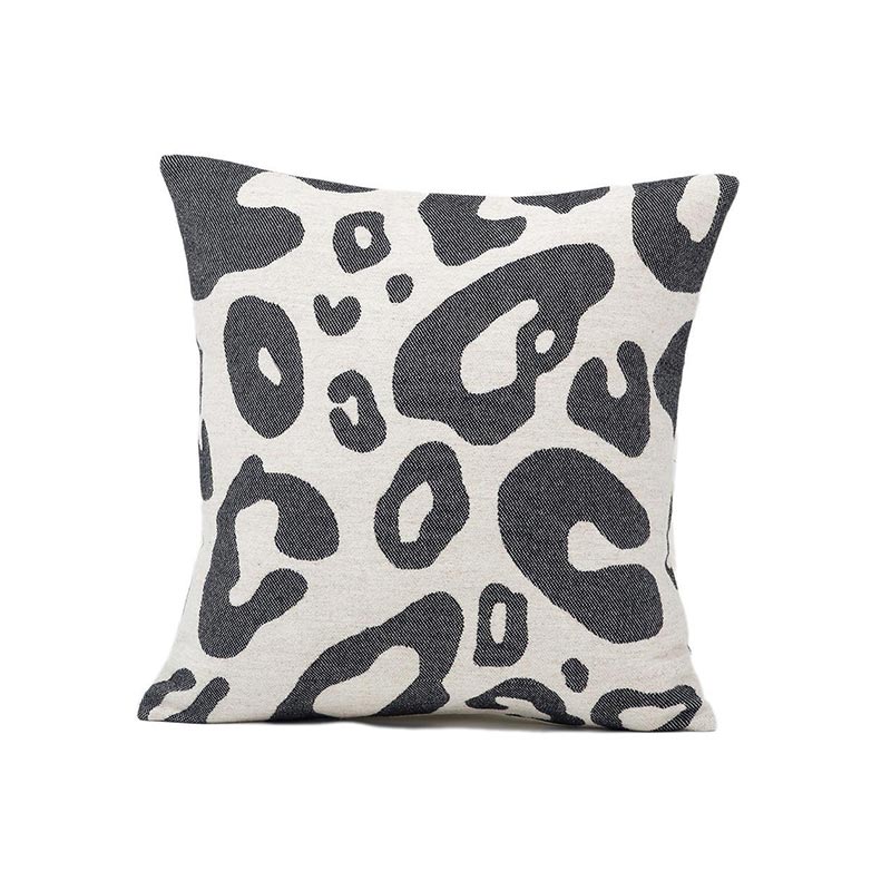 Tori Murphy Hamilton Large Spot Cushion Black on Linen by Tori Murphy Olson and Baker - Designer & Contemporary Sofas, Furniture - Olson and Baker showcases original designs from authentic, designer brands. Buy contemporary furniture, lighting, storage, sofas & chairs at Olson + Baker.