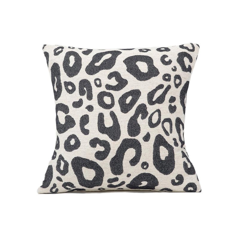 Tori Murphy Hamilton Small Spot Cushion Black on Linen by Olson and Baker - Designer & Contemporary Sofas, Furniture - Olson and Baker showcases original designs from authentic, designer brands. Buy contemporary furniture, lighting, storage, sofas & chairs at Olson + Baker.