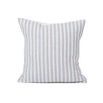 Tori Murphy Harbour Stripe Cushion Smoke & Ecru by Tori Murphy Olson and Baker - Designer & Contemporary Sofas, Furniture - Olson and Baker showcases original designs from authentic, designer brands. Buy contemporary furniture, lighting, storage, sofas & chairs at Olson + Baker.