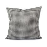 Tori Murphy Holkham Waffle Cushion Black by Tori Murphy Olson and Baker - Designer & Contemporary Sofas, Furniture - Olson and Baker showcases original designs from authentic, designer brands. Buy contemporary furniture, lighting, storage, sofas & chairs at Olson + Baker.