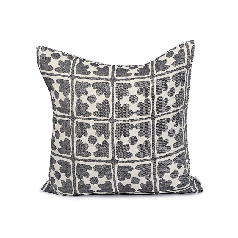 Tori Murphy Seedling & Bloom Cushion Black by Tori Murphy Olson and Baker - Designer & Contemporary Sofas, Furniture - Olson and Baker showcases original designs from authentic, designer brands. Buy contemporary furniture, lighting, storage, sofas & chairs at Olson + Baker.