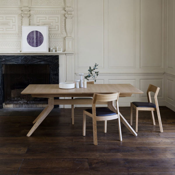 Cross Extendable Dining Table