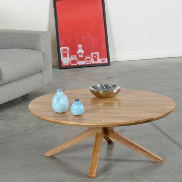 Cross Coffee Table Round