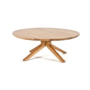 Case Furniture Cross Coffee Table Round by Matthew Hilton Olson and Baker - Designer & Contemporary Sofas, Furniture - Olson and Baker showcases original designs from authentic, designer brands. Buy contemporary furniture, lighting, storage, sofas & chairs at Olson + Baker.