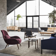 Fredericia-Swoon-Lounge-Chair-by-Space-Copenhagen-1 Olson and Baker - Designer & Contemporary Sofas, Furniture - Olson and Baker showcases original designs from authentic, designer brands. Buy contemporary furniture, lighting, storage, sofas & chairs at Olson + Baker.