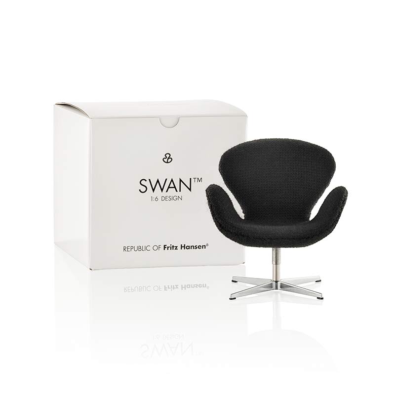 Fritz Hansen Miniature Swan Chair by Olson and Baker - Designer & Contemporary Sofas, Furniture - Olson and Baker showcases original designs from authentic, designer brands. Buy contemporary furniture, lighting, storage, sofas & chairs at Olson + Baker.