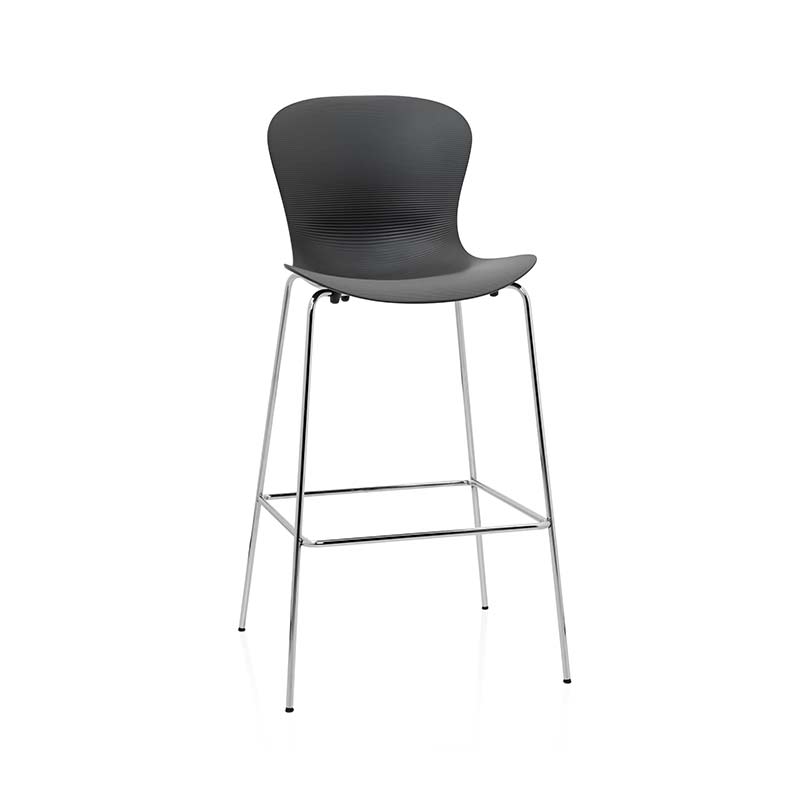 Fritz Hansen NAP High Bar Stool by Kasper Salto Olson and Baker - Designer & Contemporary Sofas, Furniture - Olson and Baker showcases original designs from authentic, designer brands. Buy contemporary furniture, lighting, storage, sofas & chairs at Olson + Baker.