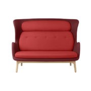 Fritz Hansen Ro Two Seat Sofa by Jaime Hayon Olson and Baker - Designer & Contemporary Sofas, Furniture - Olson and Baker showcases original designs from authentic, designer brands. Buy contemporary furniture, lighting, storage, sofas & chairs at Olson + Baker.