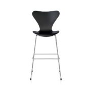 Fritz Hansen Series 7 Bar Stool by Olson and Baker - Designer & Contemporary Sofas, Furniture - Olson and Baker showcases original designs from authentic, designer brands. Buy contemporary furniture, lighting, storage, sofas & chairs at Olson + Baker.