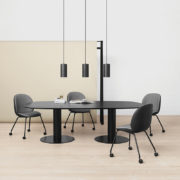 Gubi-2.0-Elliptical-100x240cm-Dining-Table-by-Komplot-Design-1 Olson and Baker - Designer & Contemporary Sofas, Furniture - Olson and Baker showcases original designs from authentic, designer brands. Buy contemporary furniture, lighting, storage, sofas & chairs at Olson + Baker.