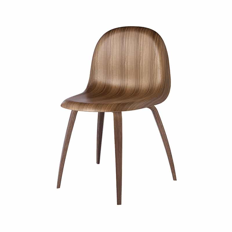 Gubi 3D Dining Chair by Komplot Design Olson and Baker - Designer & Contemporary Sofas, Furniture - Olson and Baker showcases original designs from authentic, designer brands. Buy contemporary furniture, lighting, storage, sofas & chairs at Olson + Baker.