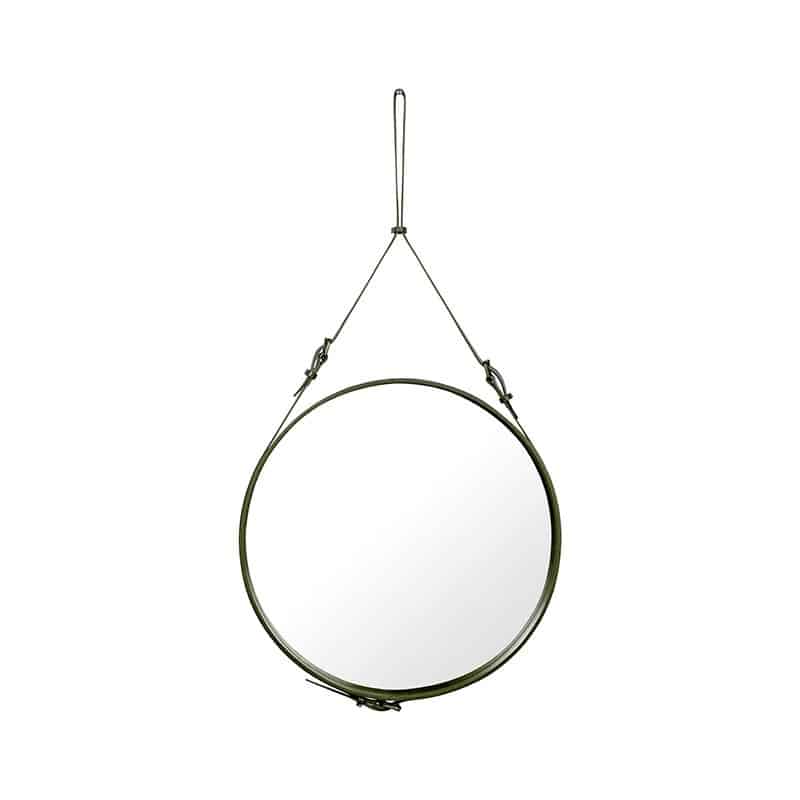 Gubi Adnet Circular Wall Mirror by Jacques Adnet Olson and Baker - Designer & Contemporary Sofas, Furniture - Olson and Baker showcases original designs from authentic, designer brands. Buy contemporary furniture, lighting, storage, sofas & chairs at Olson + Baker.