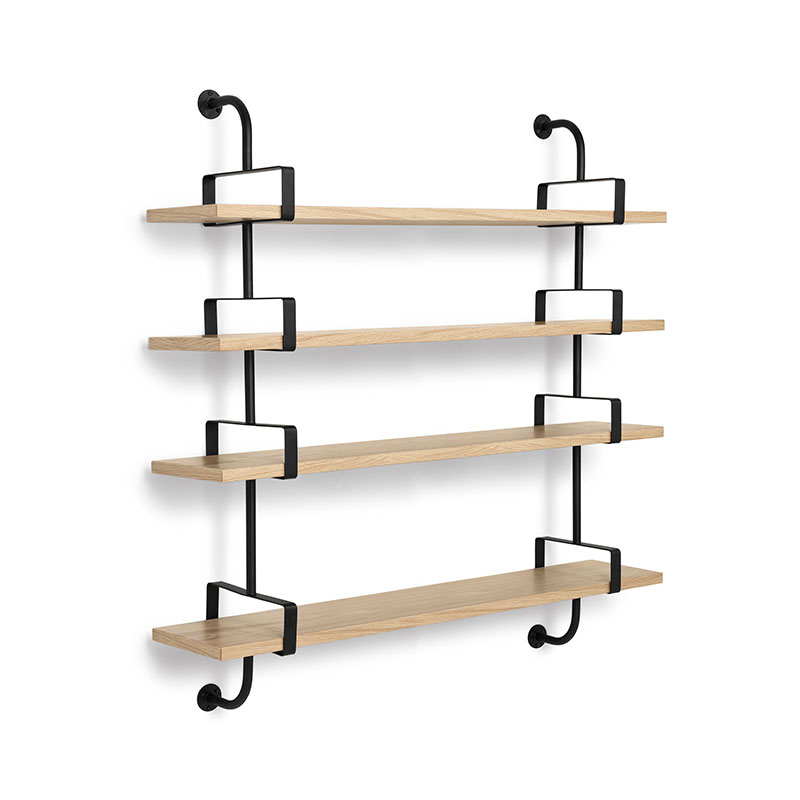 Gubi Demon Four Rack Shelf by Mathieu Mategot Olson and Baker - Designer & Contemporary Sofas, Furniture - Olson and Baker showcases original designs from authentic, designer brands. Buy contemporary furniture, lighting, storage, sofas & chairs at Olson + Baker.