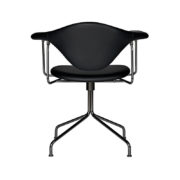 Masculo Dining Chair Swivel Base by Olson and Baker - Designer & Contemporary Sofas, Furniture - Olson and Baker showcases original designs from authentic, designer brands. Buy contemporary furniture, lighting, storage, sofas & chairs at Olson + Baker.