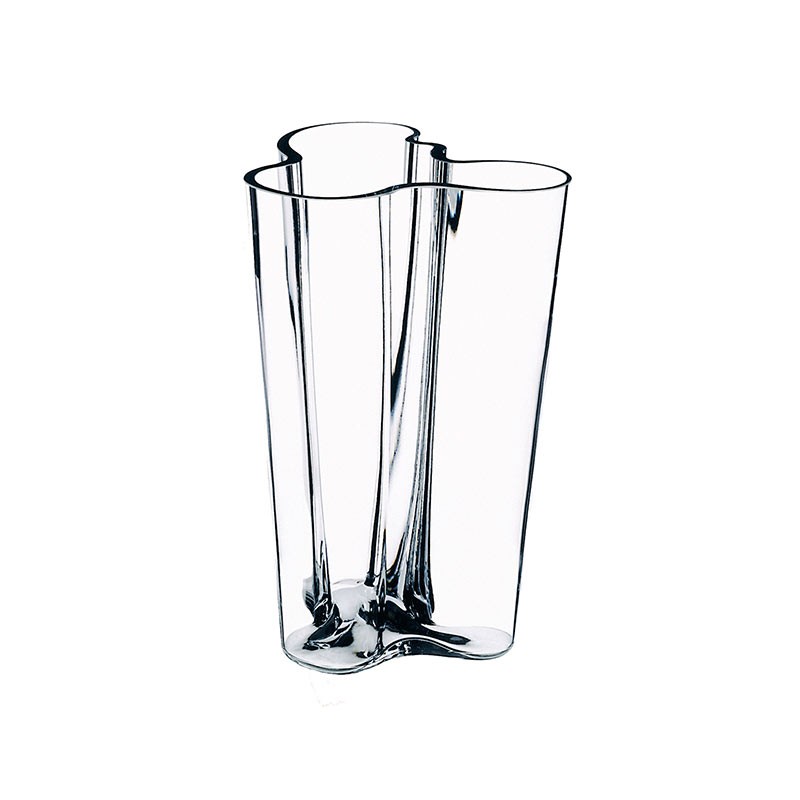 Iittala Aalto 251mm Glass Vase by Olson and Baker - Designer & Contemporary Sofas, Furniture - Olson and Baker showcases original designs from authentic, designer brands. Buy contemporary furniture, lighting, storage, sofas & chairs at Olson + Baker.