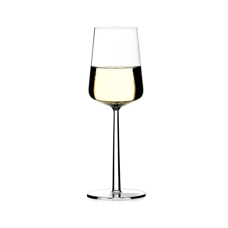 Iittala-Essence-330ml-White-Wine-Glass-Set-of-Four-by-Alfredo-Häberli-1 Olson and Baker - Designer & Contemporary Sofas, Furniture - Olson and Baker showcases original designs from authentic, designer brands. Buy contemporary furniture, lighting, storage, sofas & chairs at Olson + Baker.