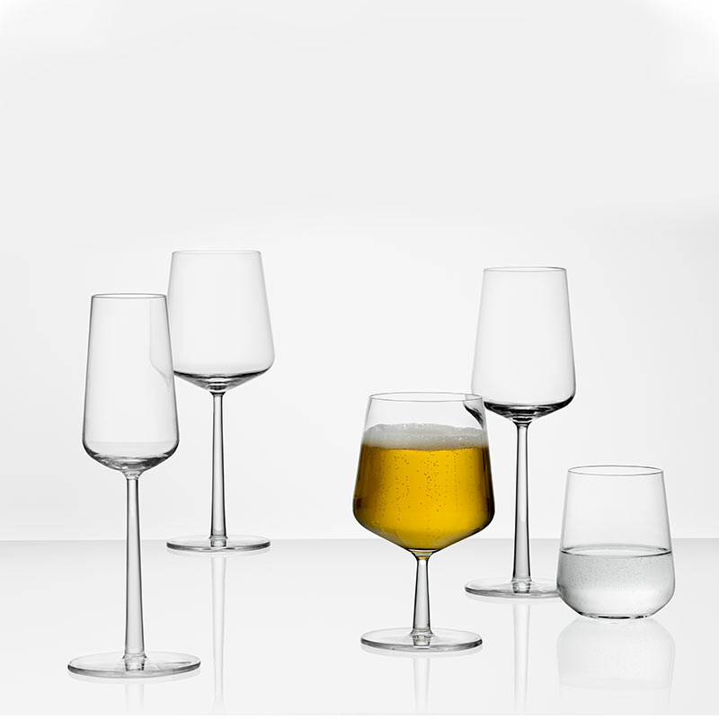 Iittala-Essence-330ml-White-Wine-Glass-Set-of-Four-by-Alfredo-Häberli-2 Olson and Baker - Designer & Contemporary Sofas, Furniture - Olson and Baker showcases original designs from authentic, designer brands. Buy contemporary furniture, lighting, storage, sofas & chairs at Olson + Baker.