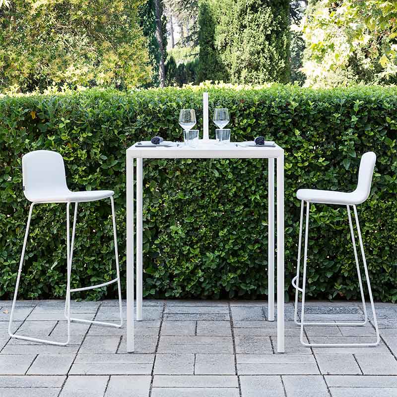 Sui 70x70cm Square Bistro Dining Table by Olson and Baker - Designer & Contemporary Sofas, Furniture - Olson and Baker showcases original designs from authentic, designer brands. Buy contemporary furniture, lighting, storage, sofas & chairs at Olson + Baker.