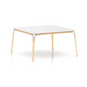 Magis-Steelwood-Square-Table-by-Ronan-Erwan-Bouroullec-1 Olson and Baker - Designer & Contemporary Sofas, Furniture - Olson and Baker showcases original designs from authentic, designer brands. Buy contemporary furniture, lighting, storage, sofas & chairs at Olson + Baker.