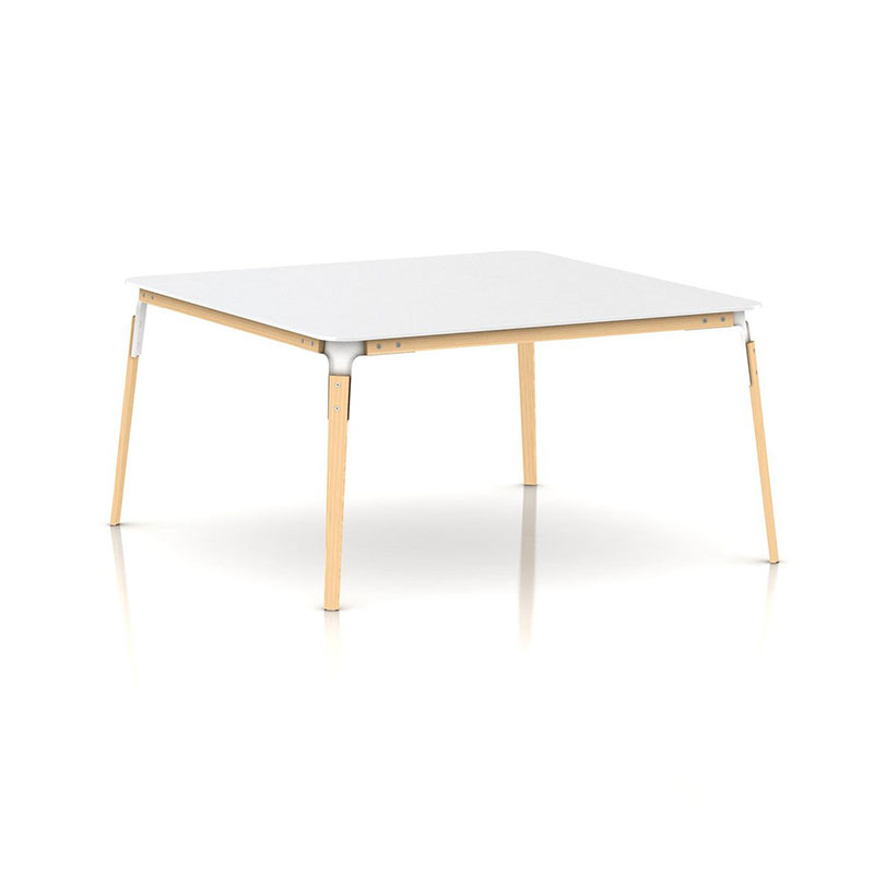Magis-Steelwood-Square-Table-by-Ronan-Erwan-Bouroullec-1 Olson and Baker - Designer & Contemporary Sofas, Furniture - Olson and Baker showcases original designs from authentic, designer brands. Buy contemporary furniture, lighting, storage, sofas & chairs at Olson + Baker.
