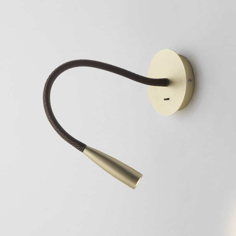 Aromas Flexi Leather Wall Lamp by Jana Chang Olson and Baker - Designer & Contemporary Sofas, Furniture - Olson and Baker showcases original designs from authentic, designer brands. Buy contemporary furniture, lighting, storage, sofas & chairs at Olson + Baker.
