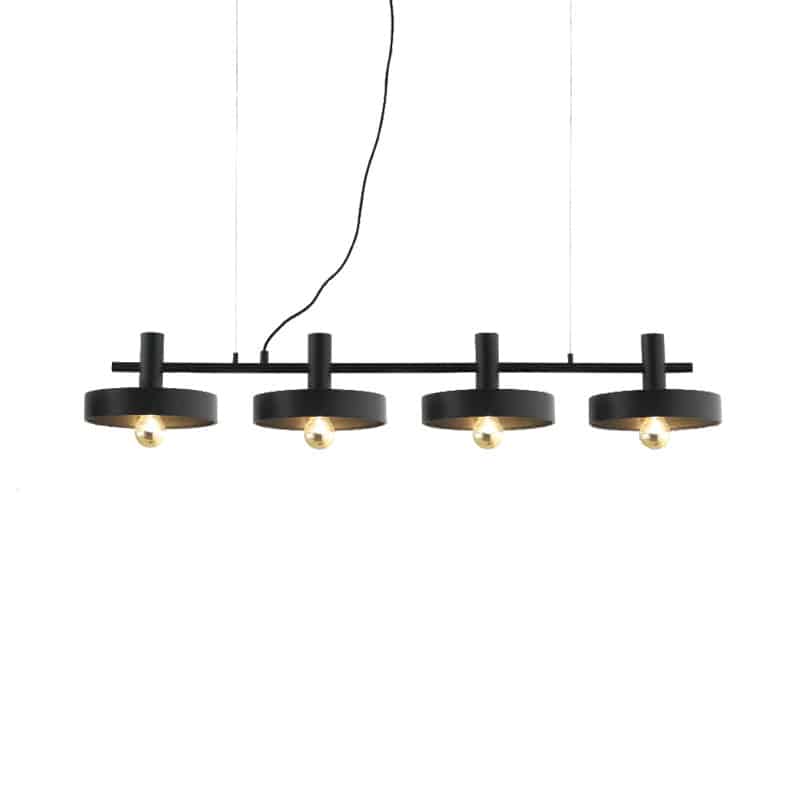 Aromas Aloa Chandelier in Matt Black by Fornasevi Olson and Baker - Designer & Contemporary Sofas, Furniture - Olson and Baker showcases original designs from authentic, designer brands. Buy contemporary furniture, lighting, storage, sofas & chairs at Olson + Baker.