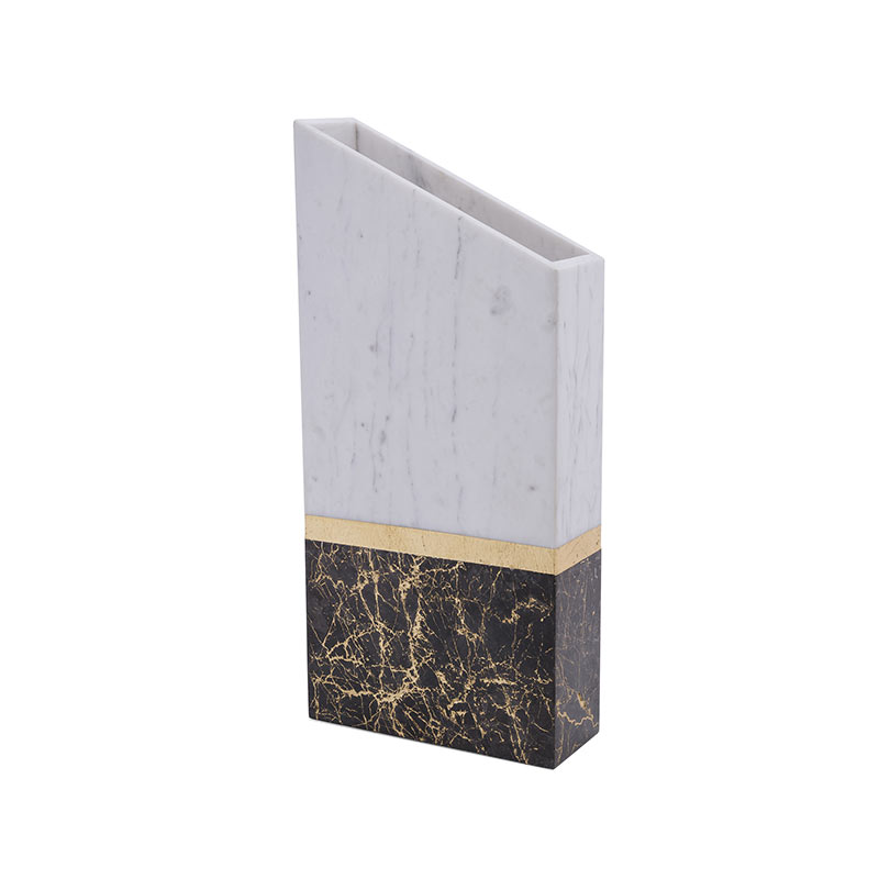 Alex Mint Chimney 15x5cm Marble Vase by Alexia Mintsouli Olson and Baker - Designer & Contemporary Sofas, Furniture - Olson and Baker showcases original designs from authentic, designer brands. Buy contemporary furniture, lighting, storage, sofas & chairs at Olson + Baker.