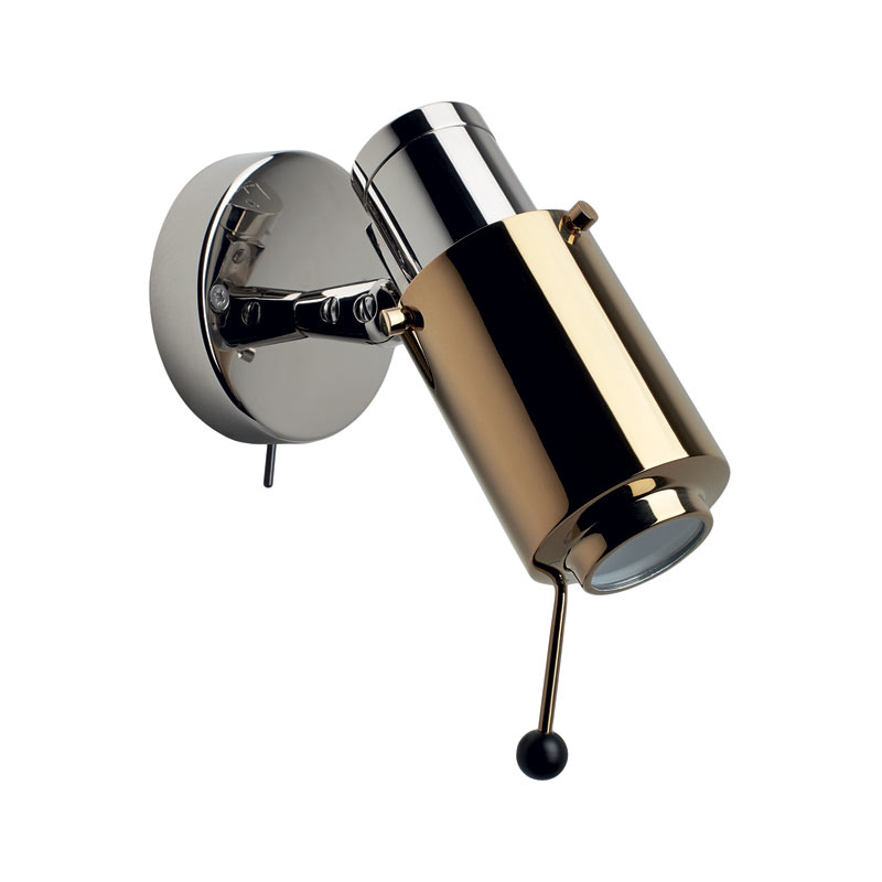 Biny Spot Led Wall Lamp with Polished Nickel Body by Olson and Baker - Designer & Contemporary Sofas, Furniture - Olson and Baker showcases original designs from authentic, designer brands. Buy contemporary furniture, lighting, storage, sofas & chairs at Olson + Baker.