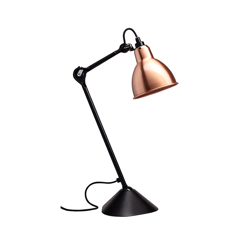 DCW Editions Lampe Gras N205 Table Lamp with Round Shade by Bernard-Albin Gras Olson and Baker - Designer & Contemporary Sofas, Furniture - Olson and Baker showcases original designs from authentic, designer brands. Buy contemporary furniture, lighting, storage, sofas & chairs at Olson + Baker.