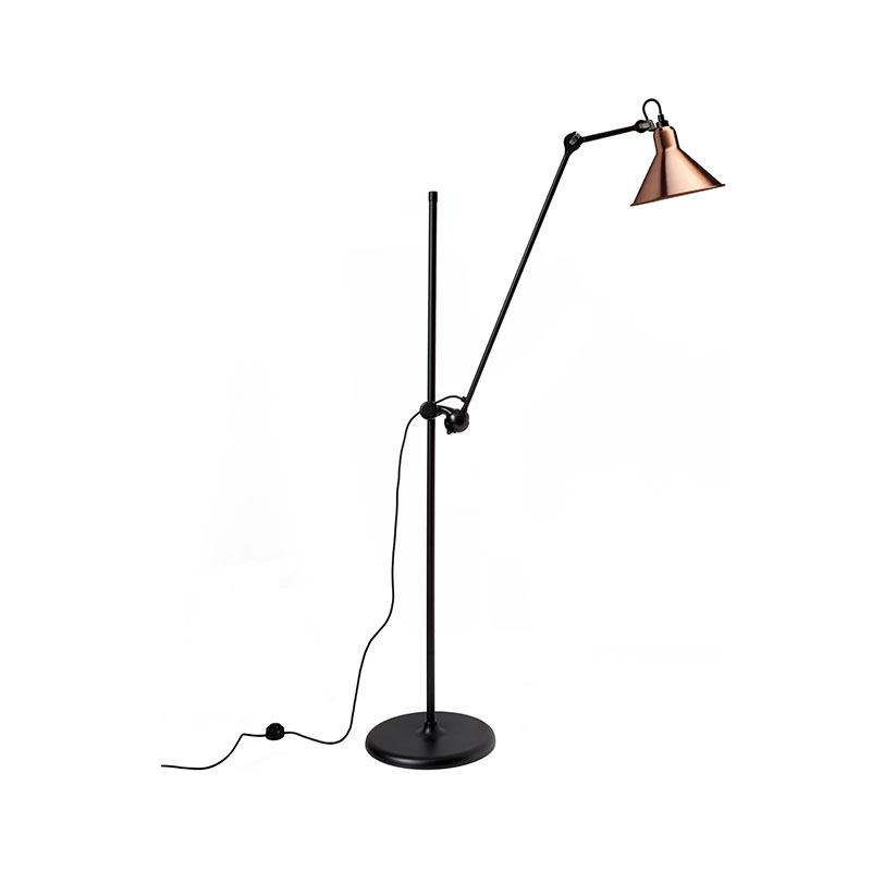 DCW Editions Lampe Gras 215 Floor Lamp with Conical Shade by Olson and Baker - Designer & Contemporary Sofas, Furniture - Olson and Baker showcases original designs from authentic, designer brands. Buy contemporary furniture, lighting, storage, sofas & chairs at Olson + Baker.