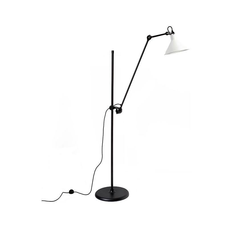 DCW Editions Lampe Gras N215 Floor Lamp with Conical Shade by Bernard-Albin Gras Olson and Baker - Designer & Contemporary Sofas, Furniture - Olson and Baker showcases original designs from authentic, designer brands. Buy contemporary furniture, lighting, storage, sofas & chairs at Olson + Baker.