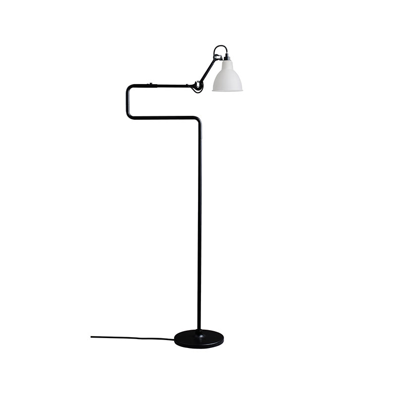 DCW Editions Lampe Gras 411 Floor Lamp with Round Shade by Olson and Baker - Designer & Contemporary Sofas, Furniture - Olson and Baker showcases original designs from authentic, designer brands. Buy contemporary furniture, lighting, storage, sofas & chairs at Olson + Baker.