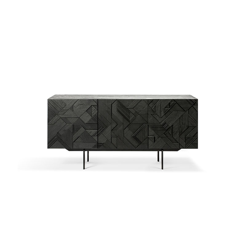 Ethnicraft Graphic Sideboard by Alain van Havre Olson and Baker - Designer & Contemporary Sofas, Furniture - Olson and Baker showcases original designs from authentic, designer brands. Buy contemporary furniture, lighting, storage, sofas & chairs at Olson + Baker.