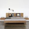 Ethnicraft Nordic II Bed by Alain van Havre Lifeshot 01 Olson and Baker - Designer & Contemporary Sofas, Furniture - Olson and Baker showcases original designs from authentic, designer brands. Buy contemporary furniture, lighting, storage, sofas & chairs at Olson + Baker.
