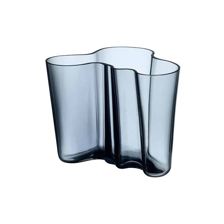 Iittala Aalto 160mm Glass Vase - Rain - Clearance by Alvar Aalto Olson and Baker - Designer & Contemporary Sofas, Furniture - Olson and Baker showcases original designs from authentic, designer brands. Buy contemporary furniture, lighting, storage, sofas & chairs at Olson + Baker.