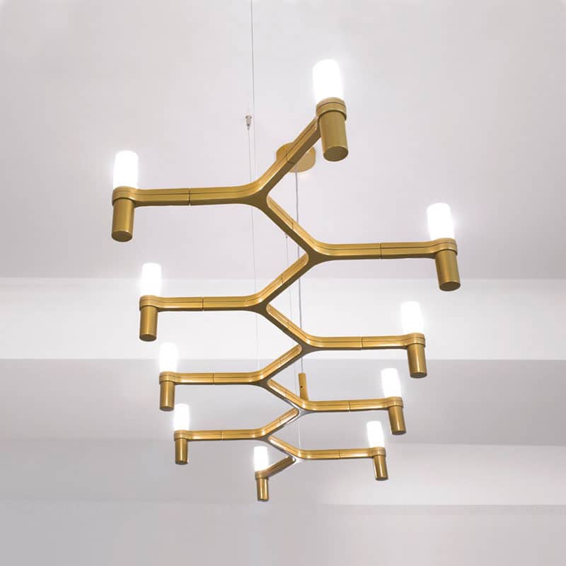 Nemo Crown Plana Linea Pendant Lamp by Jehs + Laub life 1 Olson and Baker - Designer & Contemporary Sofas, Furniture - Olson and Baker showcases original designs from authentic, designer brands. Buy contemporary furniture, lighting, storage, sofas & chairs at Olson + Baker.