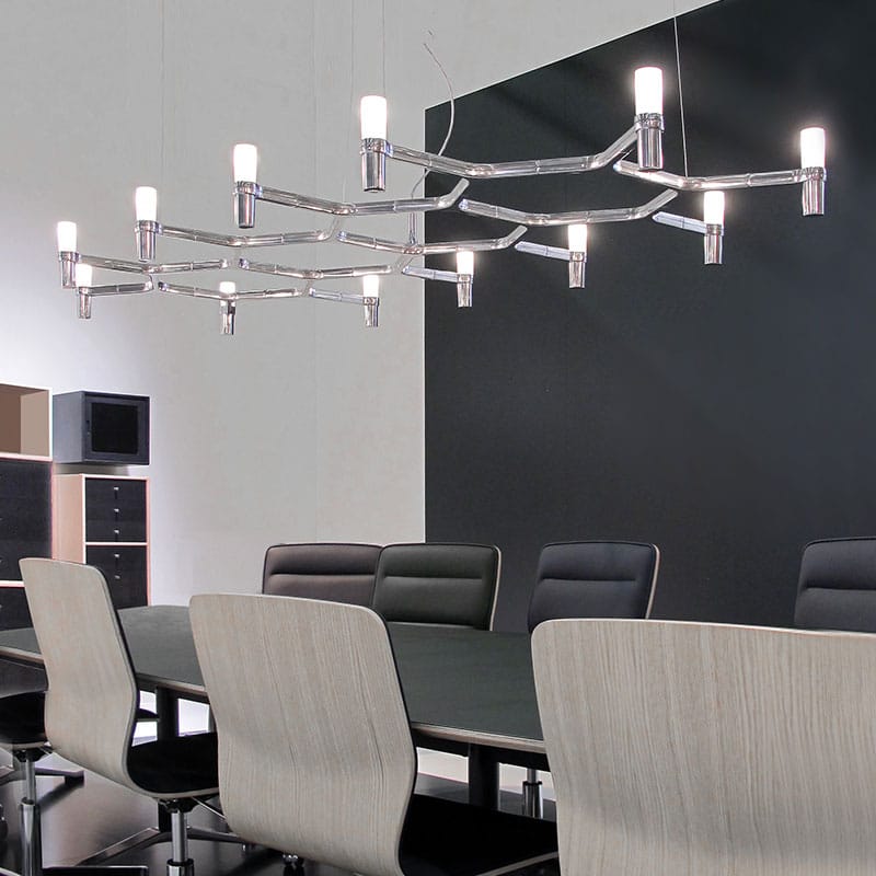 Nemo Crown Plana Major Pendant Lamp by Jehs + Laub life Olson and Baker - Designer & Contemporary Sofas, Furniture - Olson and Baker showcases original designs from authentic, designer brands. Buy contemporary furniture, lighting, storage, sofas & chairs at Olson + Baker.